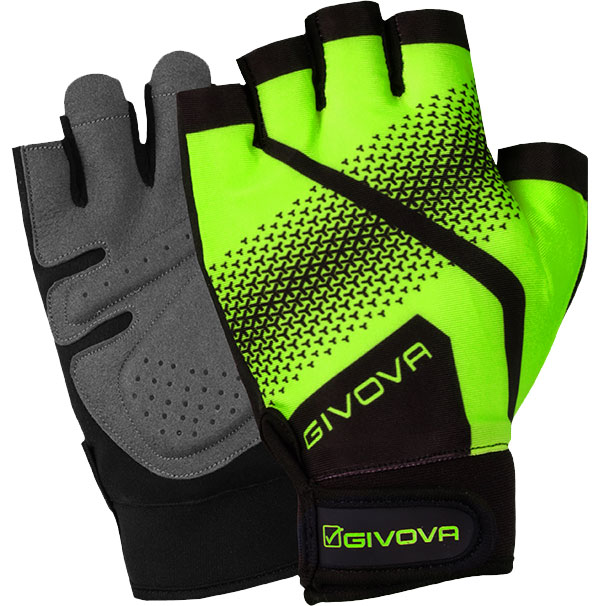 Tréninkové rukavice GIVOVA Gym Fluo Yellow-Black|XL