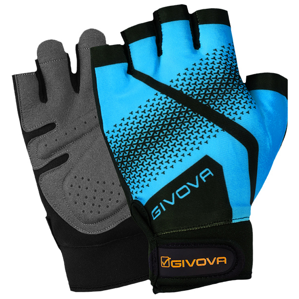 Tréninkové rukavice GIVOVA Gym Turquoise-Black|S