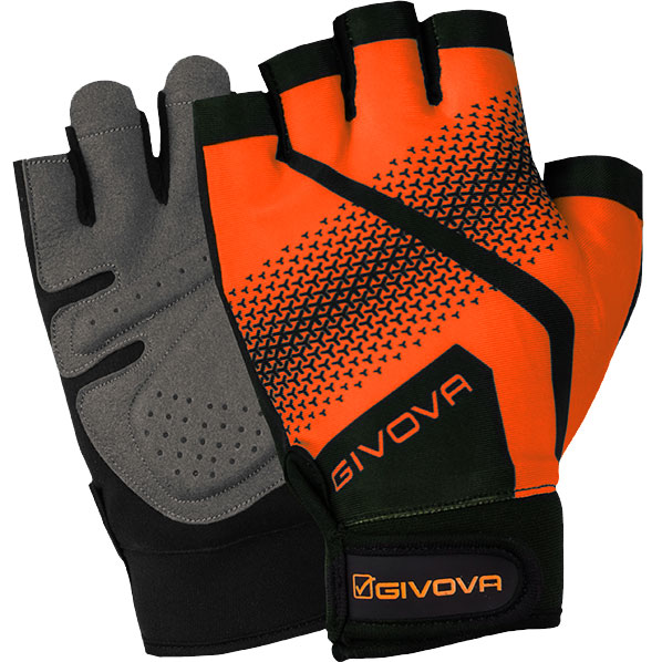 Tréninkové rukavice GIVOVA Gym Fluo orange-Black|XL
