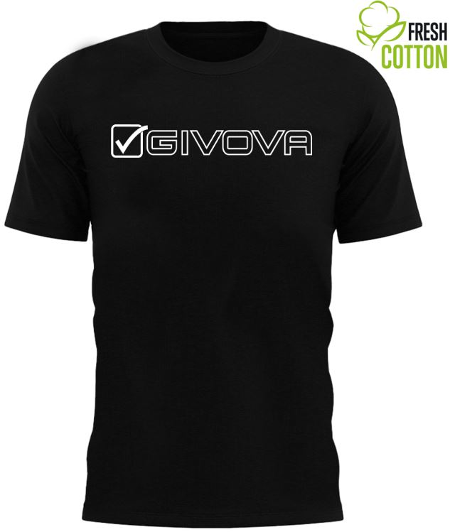 Bavlněné triko GIVOVA Mondo black|4XL