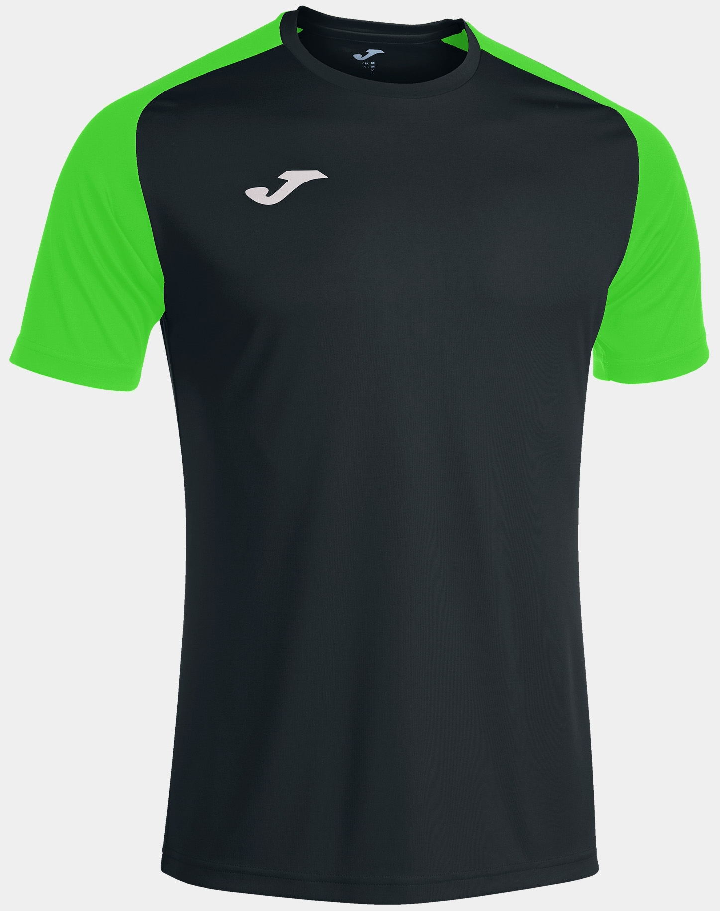 Sportovní triko JOMA Academy IV Black-Fluor Green|L