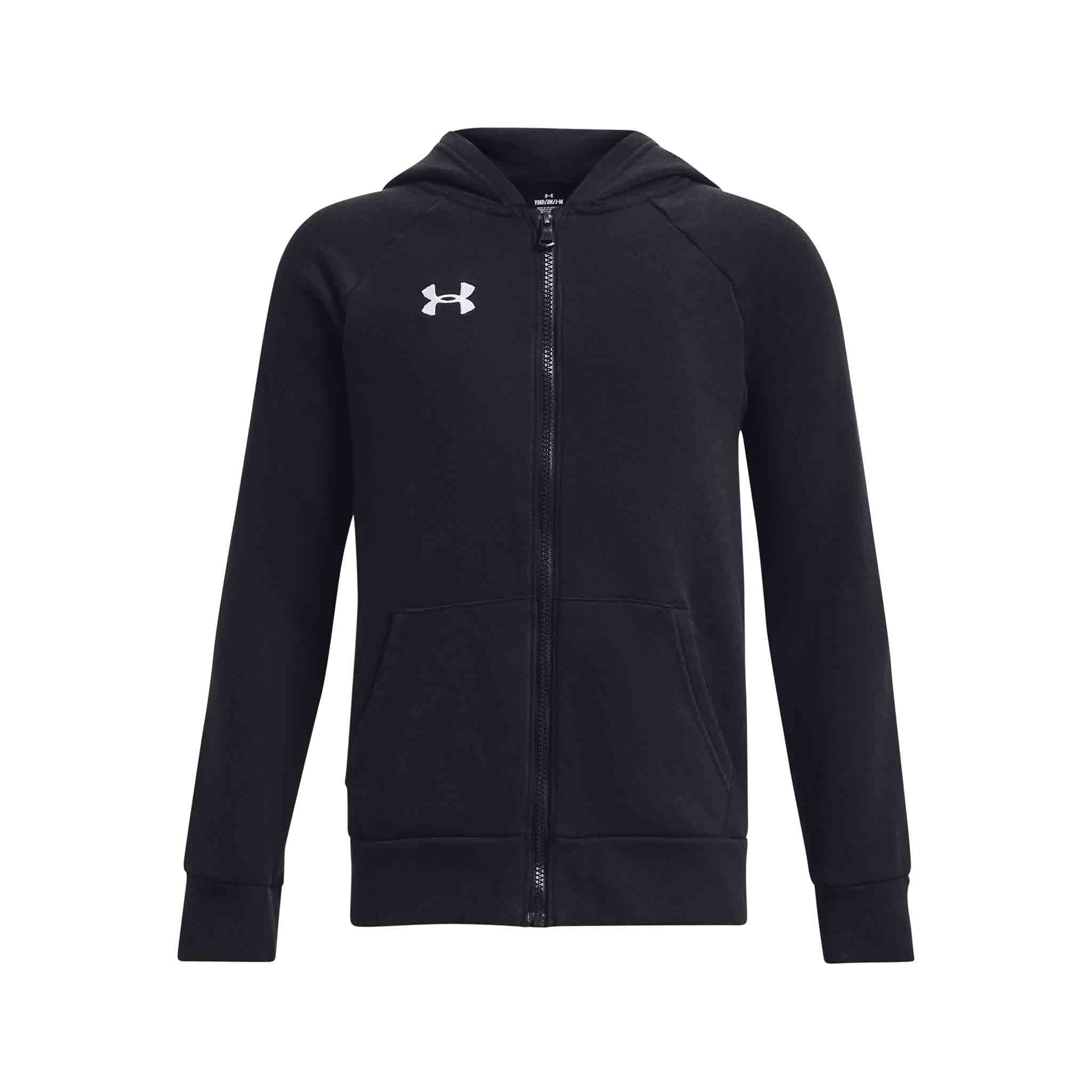 Dětské mikina Under Armour Rival Fleece FZ Hoodie-BLK