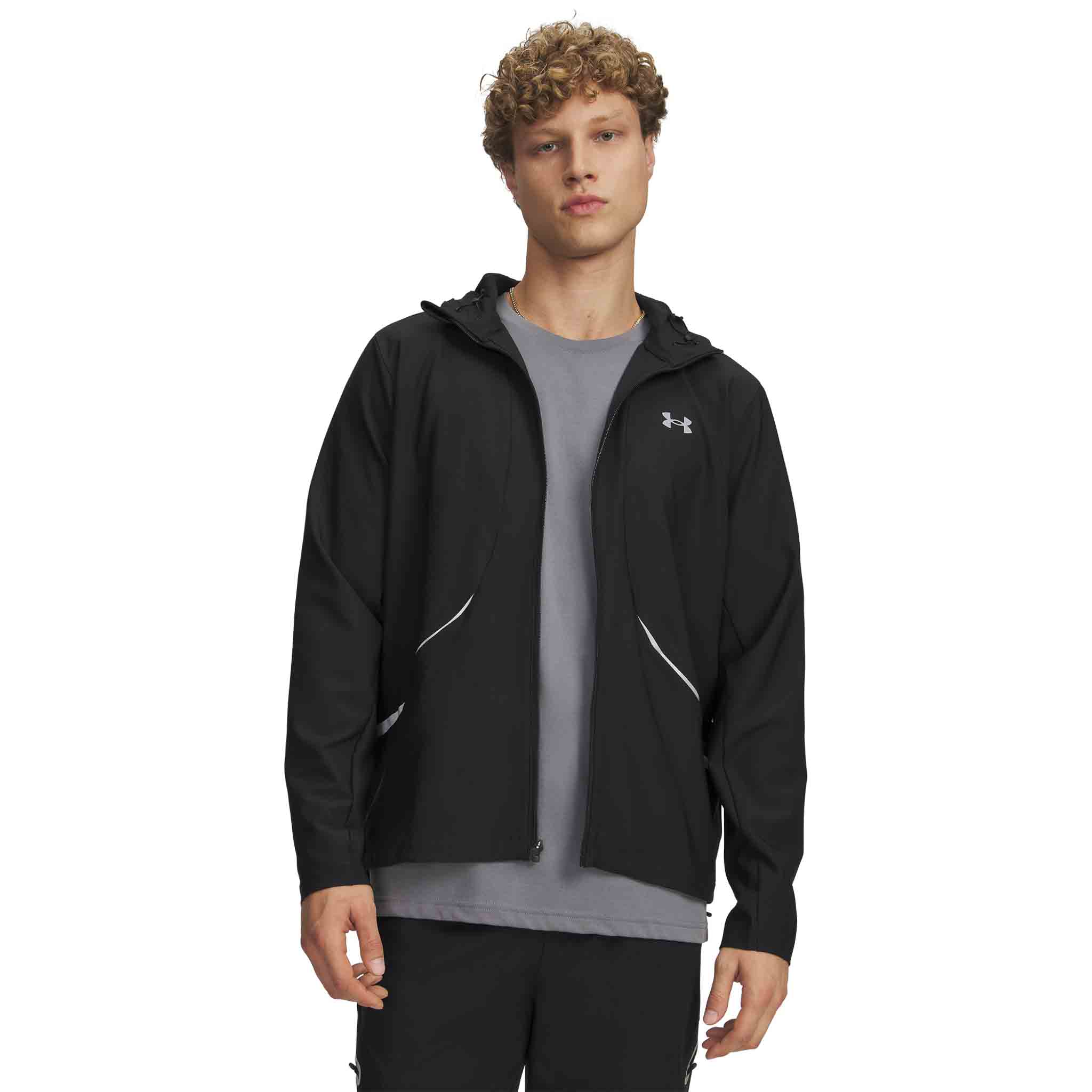 Pánská bunda Under Armour Unstoppable Woven Jacket-BLK
