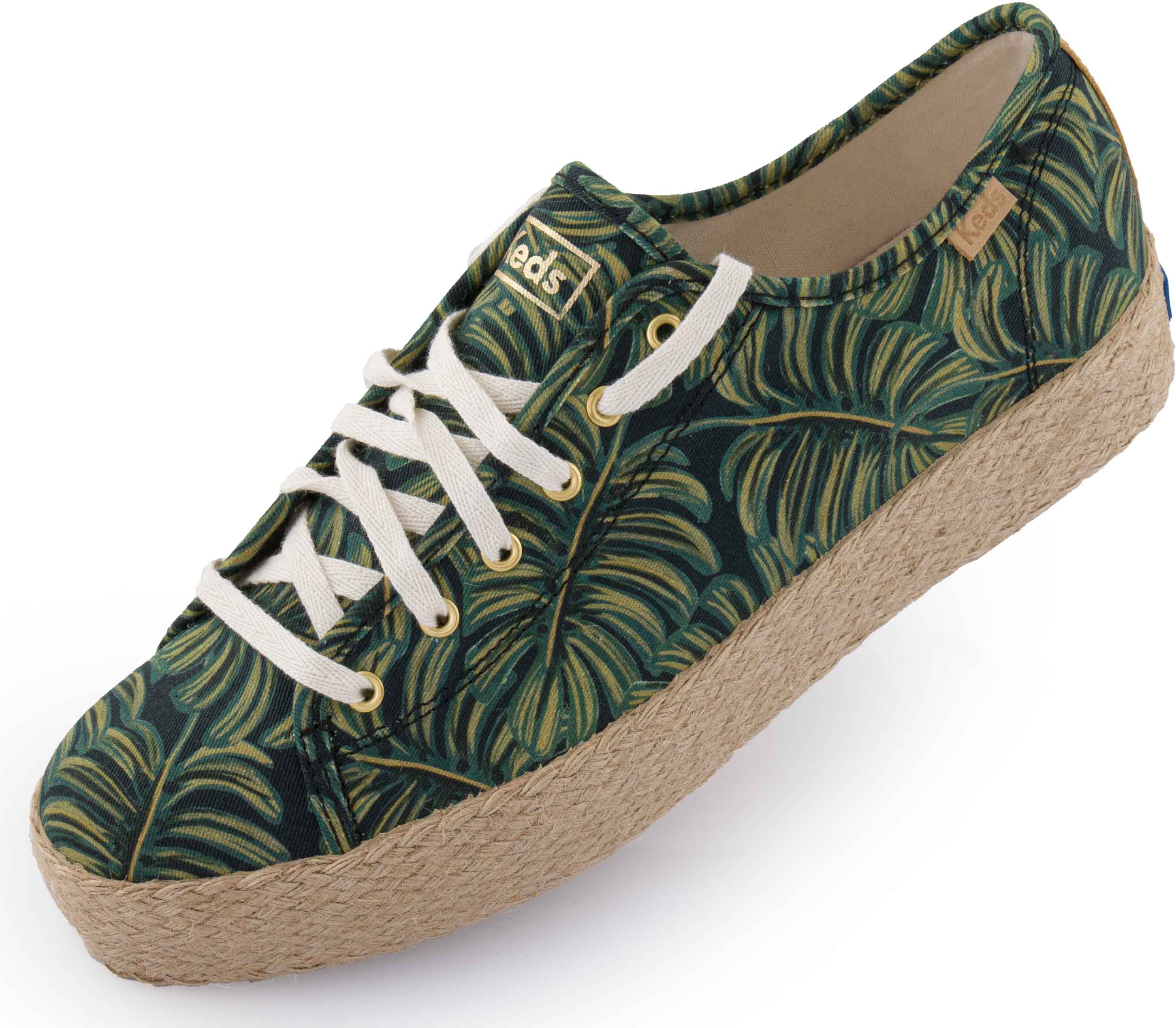 Dámské boty Keds Wms Triple Kick Rifle Paper Palms Black