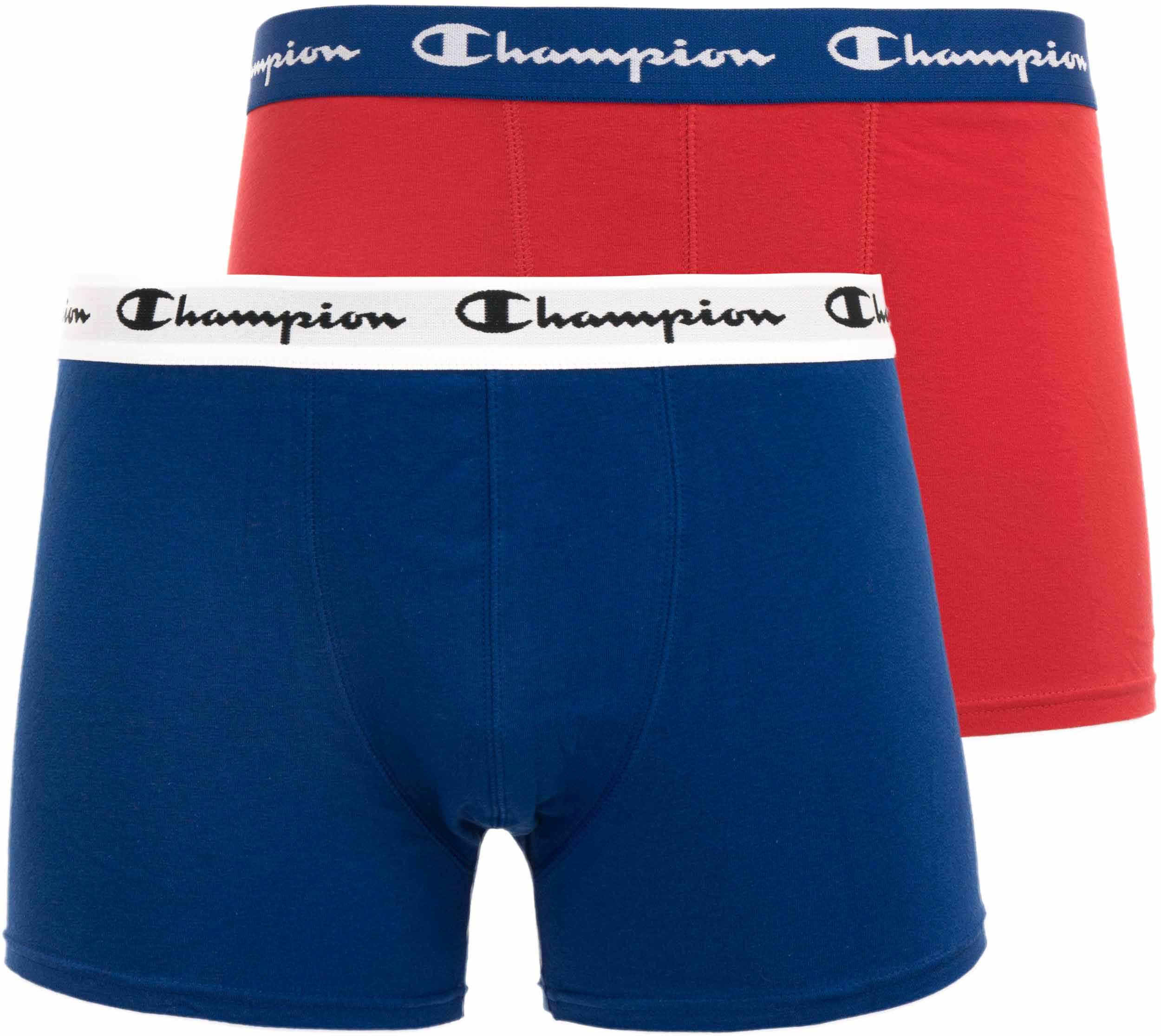 Pánské boxerky Champion 2-pack boxer shorts Red-Blue|S