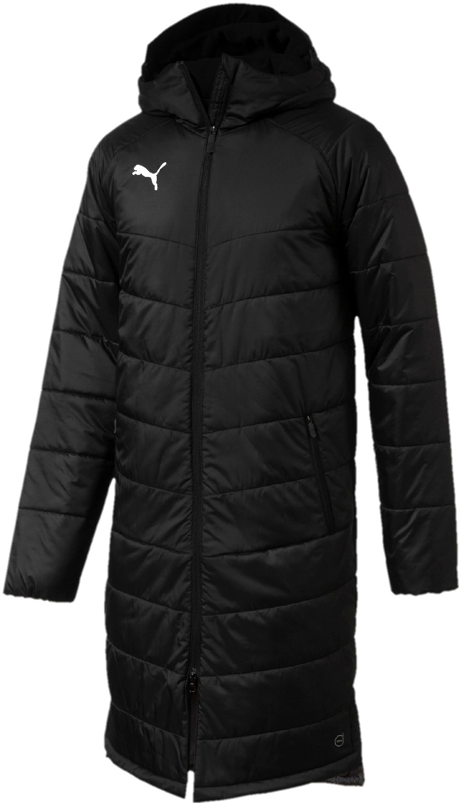 Pánský zimní kabát PUMA Liga Sideline Bench Long Black|2XL